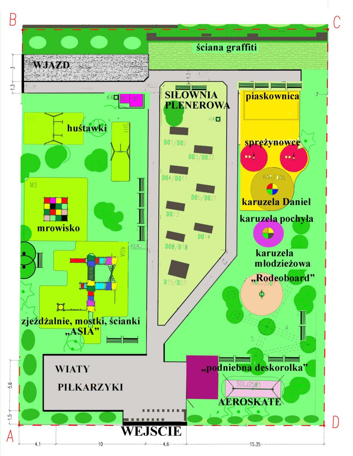 KONCEPCJA WYPOSAŻENIA PLACU ZABAW
